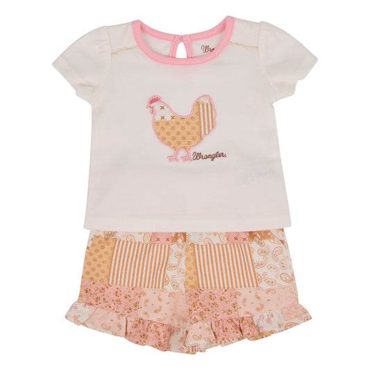Wrangler Chicken Paisley Short Set