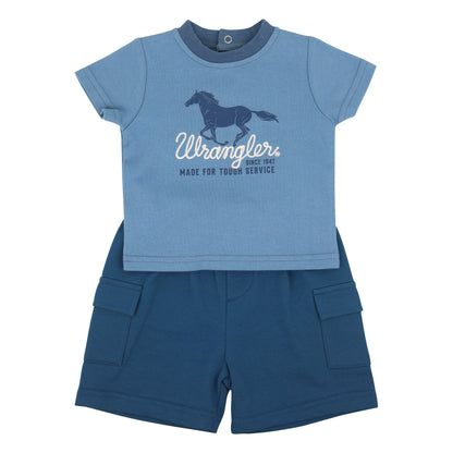 Wrangler Running Horse Short Set