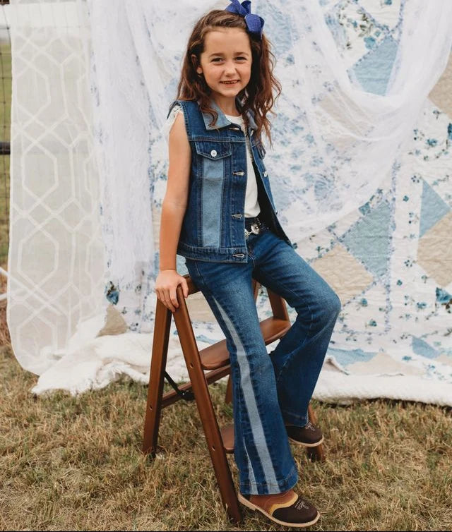 Shea Baby Two Toned Denim Jeans