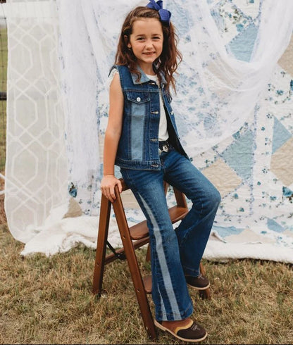 Shea Baby Two Toned Denim Jeans