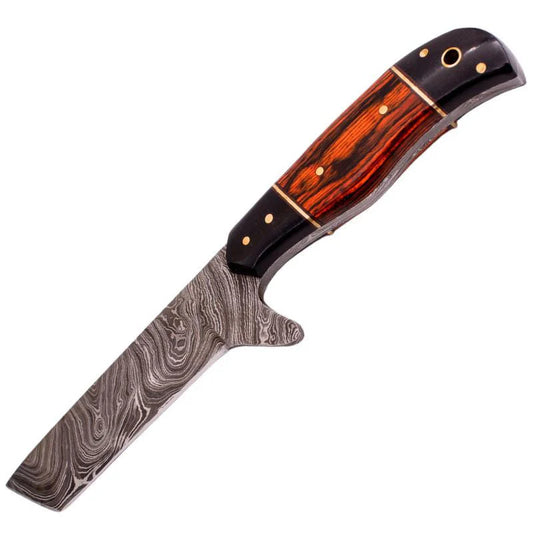 Red Deer 9" Full tang Damascus Hunting Knife