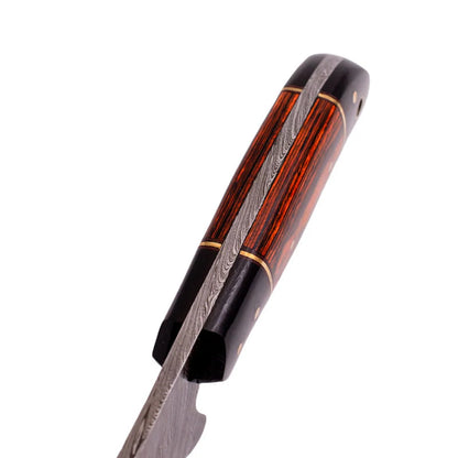 Red Deer 9" Full tang Damascus Hunting Knife
