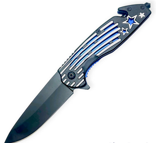 Tiger USA Stars Knife Blue