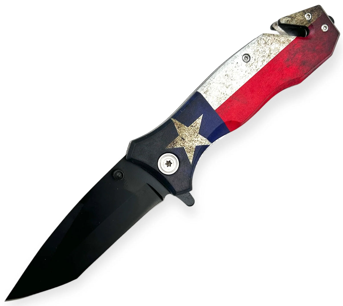 Tiger USA Texas Flag Knife