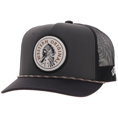 Hooey Quanah Charcoal/Black Hat