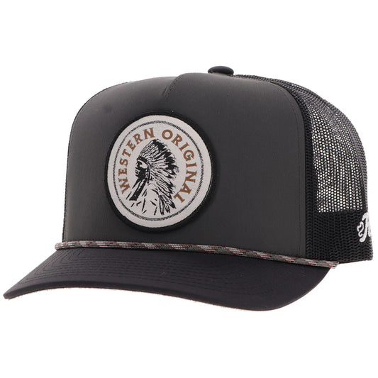 Hooey Quanah Charcoal/Black Hat