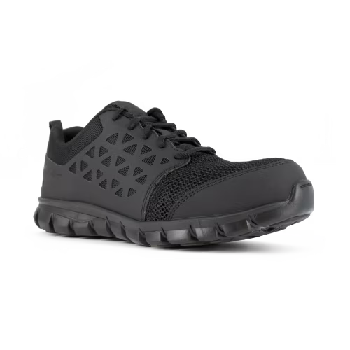 Reebok Womens Sublite Cushion Work Composite Toe Static Dissipative Black