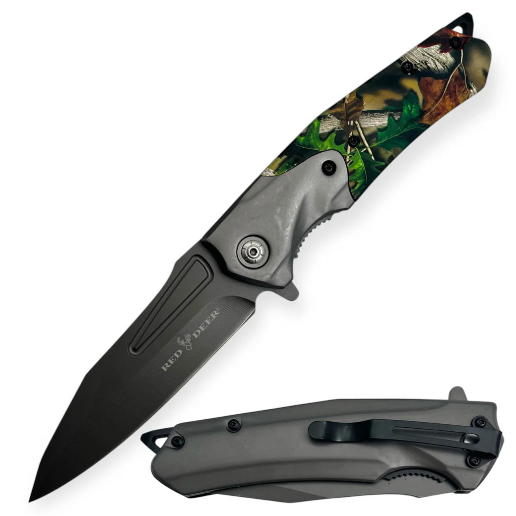 Red Deer Grey/Camouflage Pattern Handle