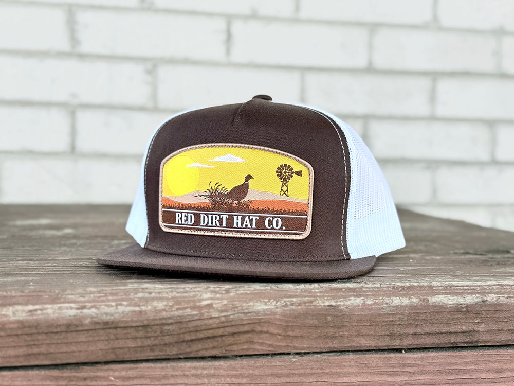 Red Dirt Open Plains Hat Brown/White