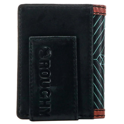Hooey Turquoise/Black Aztec Bifold Wallet