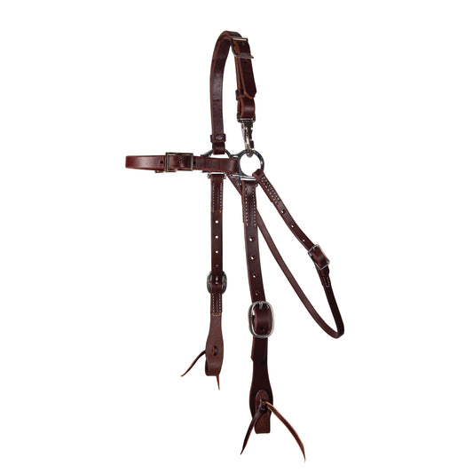 Professional's Choice Heavy Oil Mule Headstall with Snap Crown