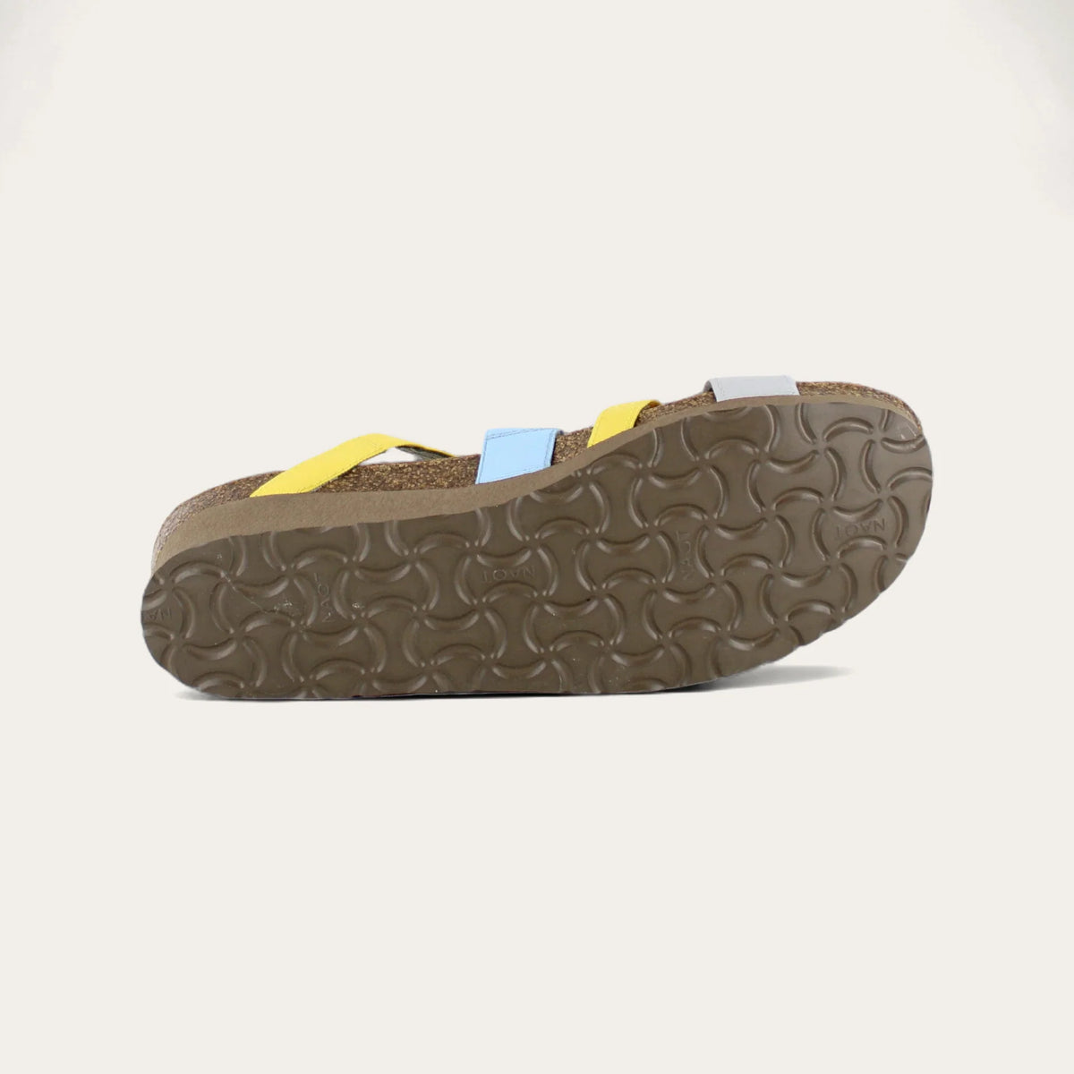 Naot Roxanna Yellow Gray Silver Stretch