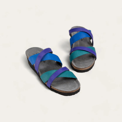 Naot Roxanna Aqua Blue Purple Stretch