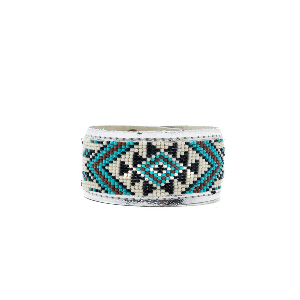 Myra Halina River Leather Cuff Bracelet