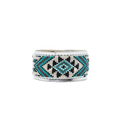 Myra Halina River Leather Cuff Bracelet