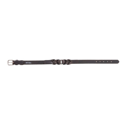Myra Topside Dog Collar in Ebony