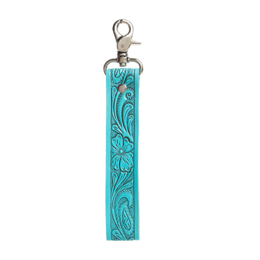 Myra Blooming Meadow Key Fob In Turquoise