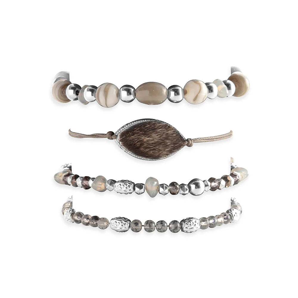 Myra Canyon Treasures Stacked Bracelet