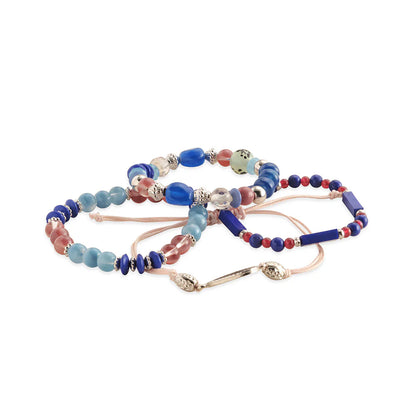 Myra Heart of Midnight Stacked Bracelet