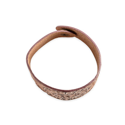 Myra Flower of My Sun Leather Cuff