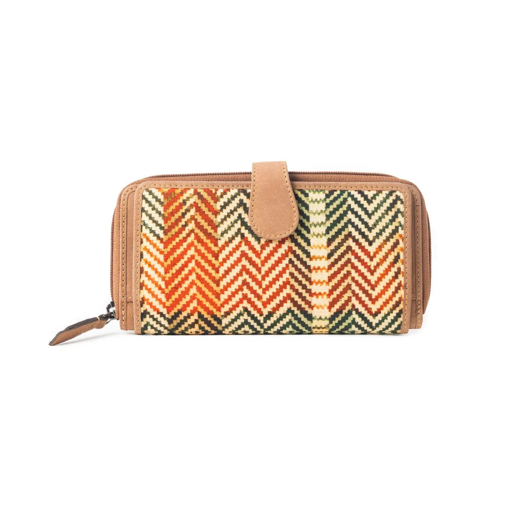 Myra Harvest Chevron Multicolor Wallet
