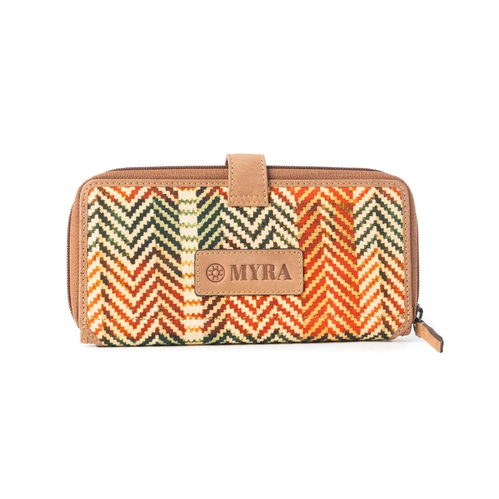Myra Harvest Chevron Multicolor Wallet