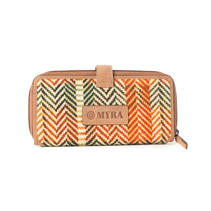 Myra Harvest Chevron Multicolor Wallet