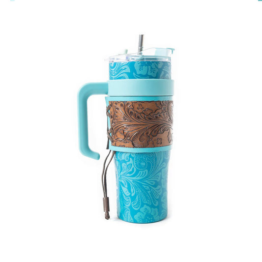 Myra Wide Wyoming Tumbler in Blue