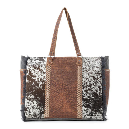 Myra Saddle Belle Weekender Bag In Wild Clay