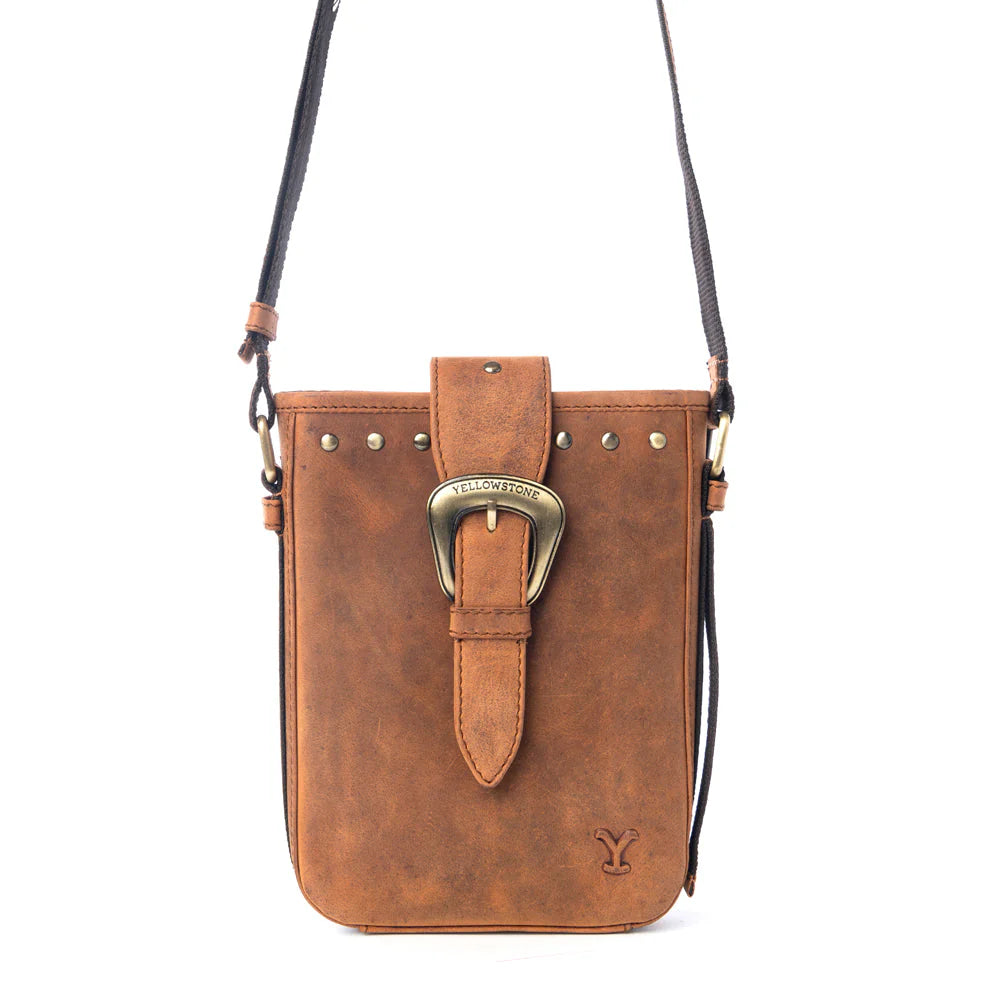 Myra Yellowstone Wildhaven Amber Buckle Crossbody Bag