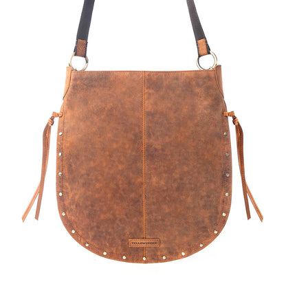 Myra Yellowstone Amber Frontier Studded Sling Bag
