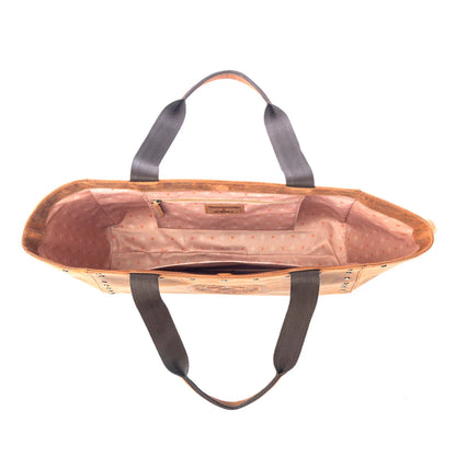 Myra Yellowstone Legacy Studded Leather Tote In Amber