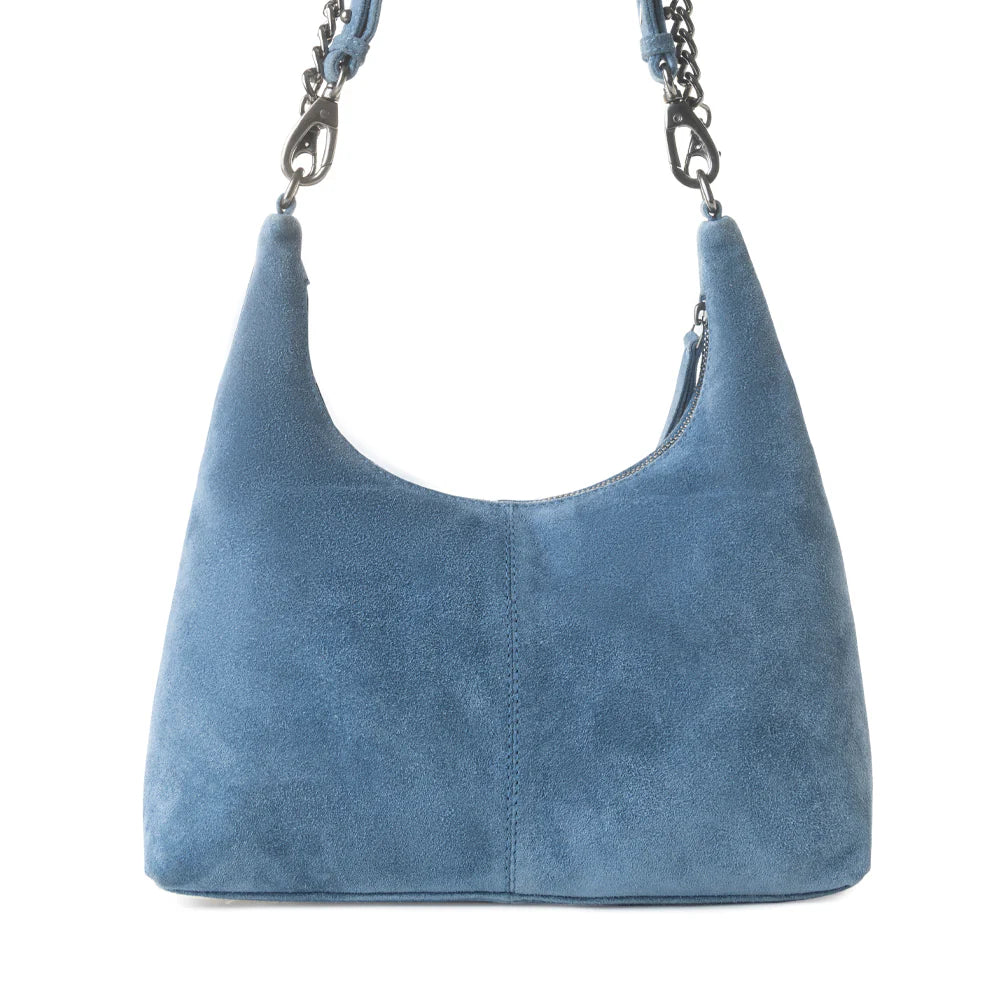 Myra Juniper Trail Suede Bag Denim Blue