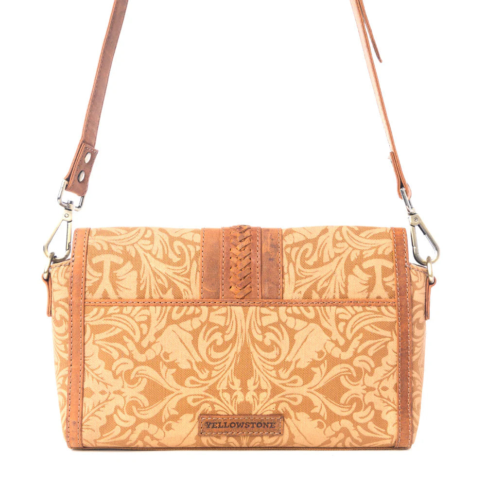 Myra Yellowstone Maverick Sky Crossbody With Buckle Amber