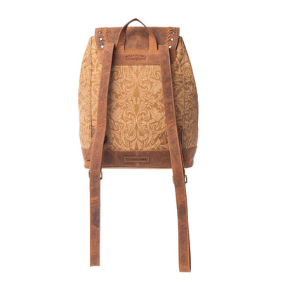 Myra Yellowstone Amber Sienna Drawstring Backpack