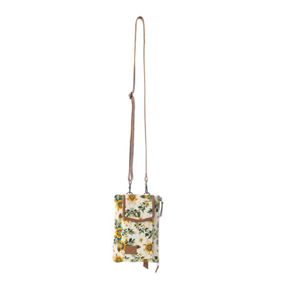 Myra Amber Ray Crossbody Phone Bag Sunlit Ivory