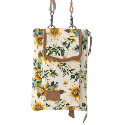 Myra Amber Ray Crossbody Phone Bag Sunlit Ivory