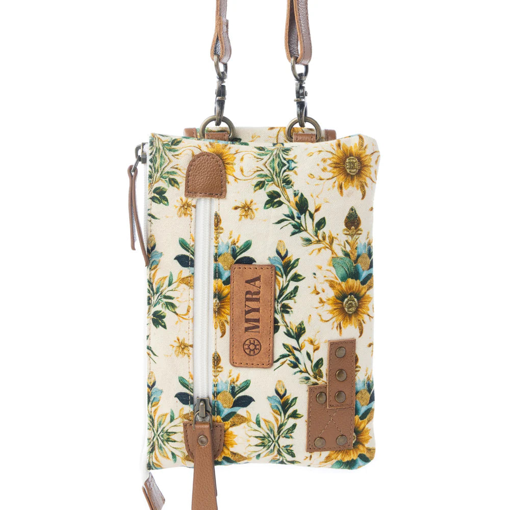 Myra Amber Ray Crossbody Phone Bag Sunlit Ivory