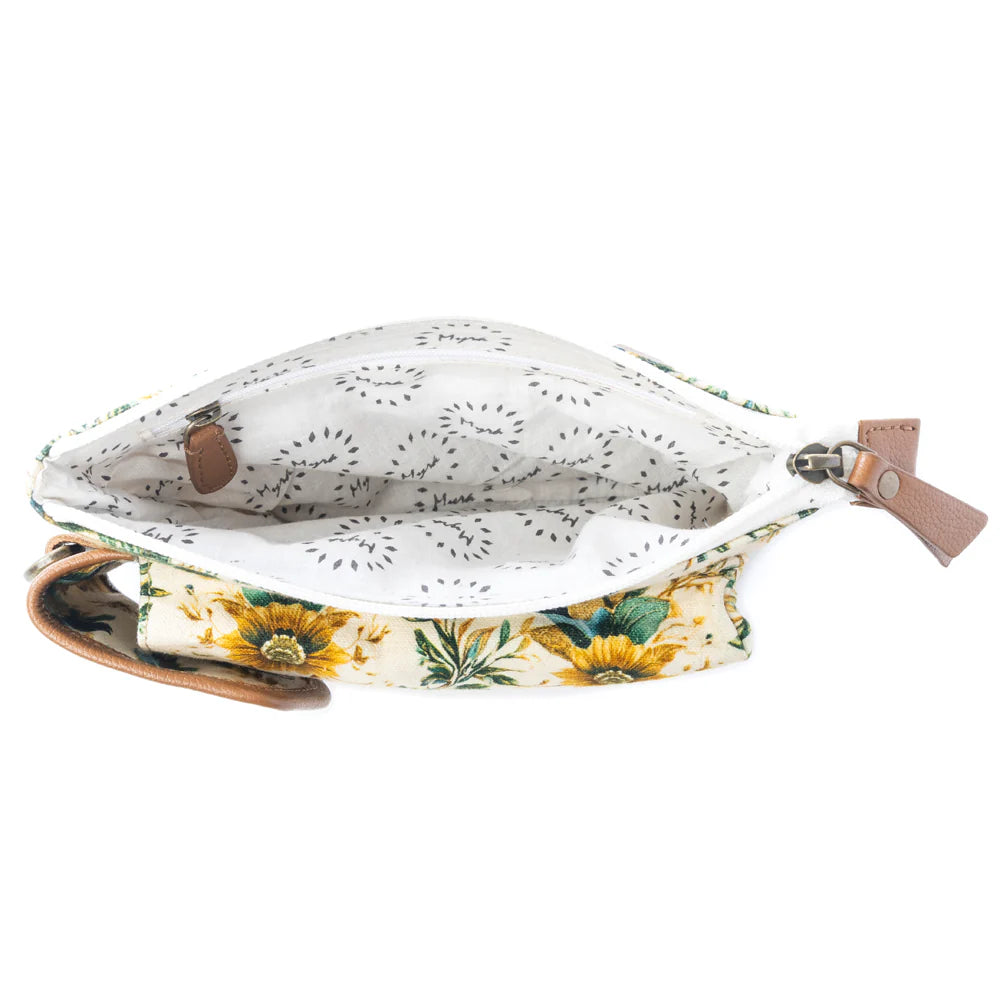Myra Amber Ray Crossbody Phone Bag Sunlit Ivory