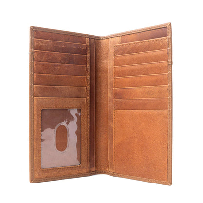 Myra Rustler’S Pride Leather Wallet For Men Wildhide Oak