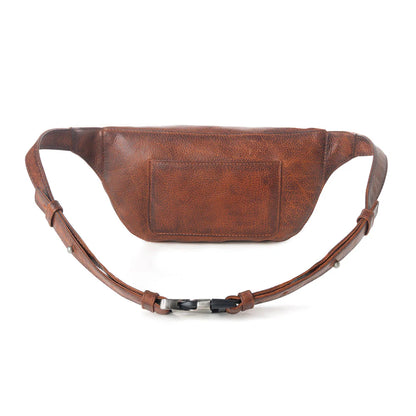 Myra Zidana Amarillo Handstitched Fanny Pack Crimson Storm