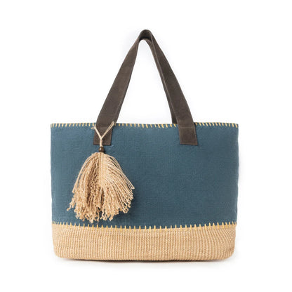 Myra Willow Wanderer Tote Bag Sage Blue