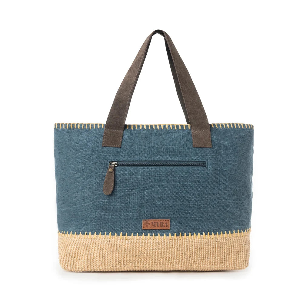 Myra Willow Wanderer Tote Bag Sage Blue
