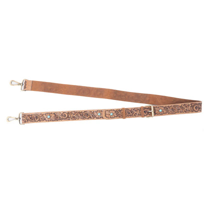 Myra Yellowstone Tawny Ridge Handtooled Hairon Concealed Carry bag