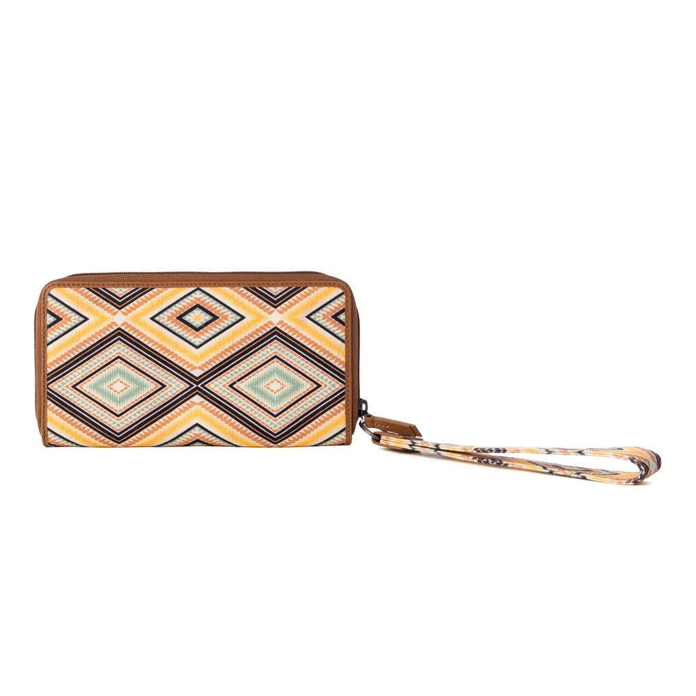 Myra Kilim Trail Western Wallet Mustard