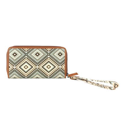 Myra Kilim Trail Western Wallet Brown