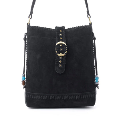 Myra X Yellowstone Stonecrest Suede Concealed Carry Charcoal Black