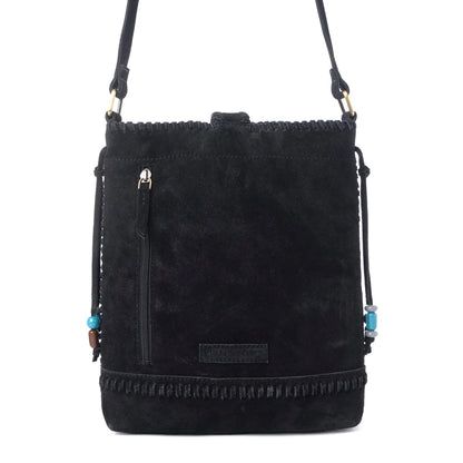 Myra X Yellowstone Stonecrest Suede Concealed Carry Charcoal Black