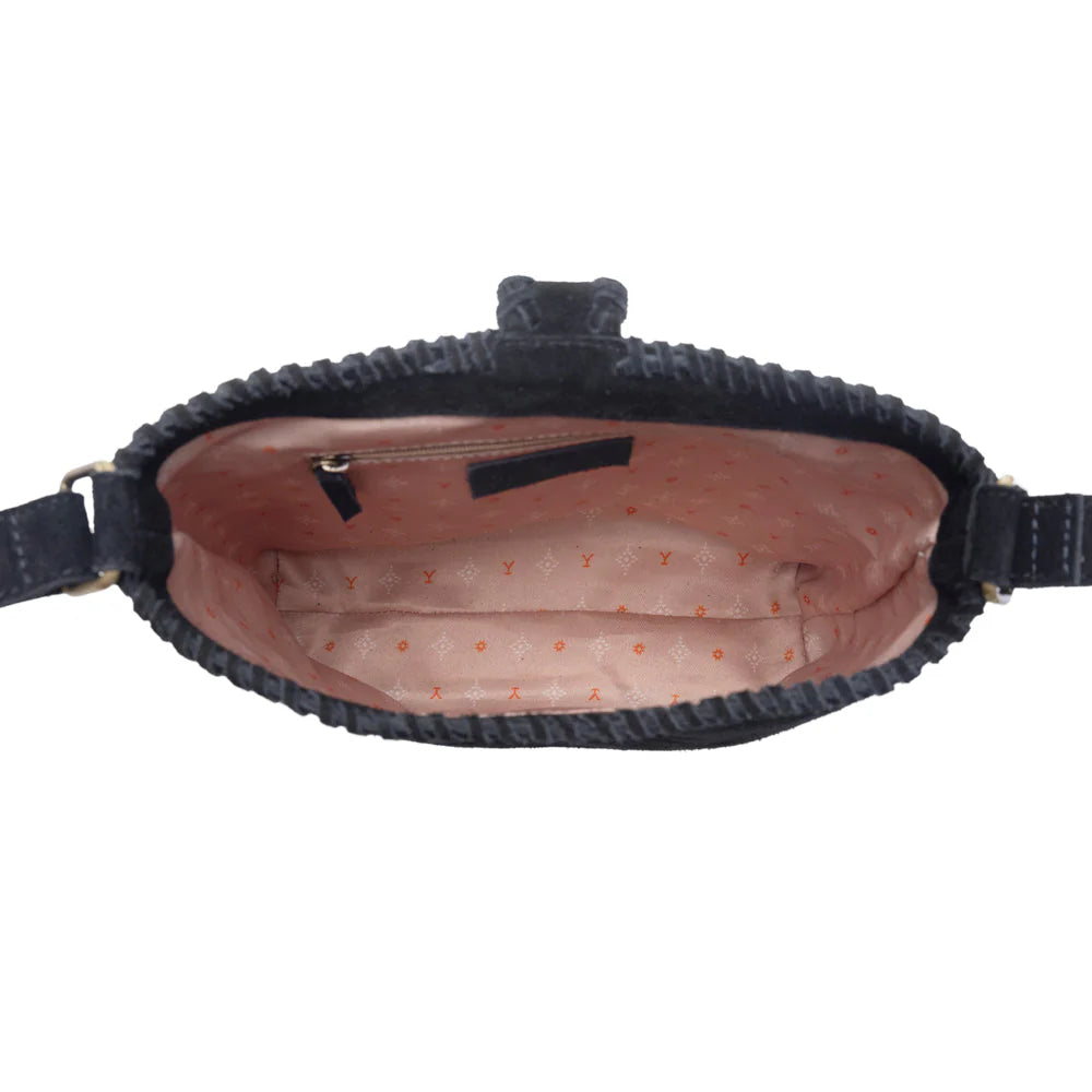 Myra X Yellowstone Stonecrest Suede Concealed Carry Charcoal Black