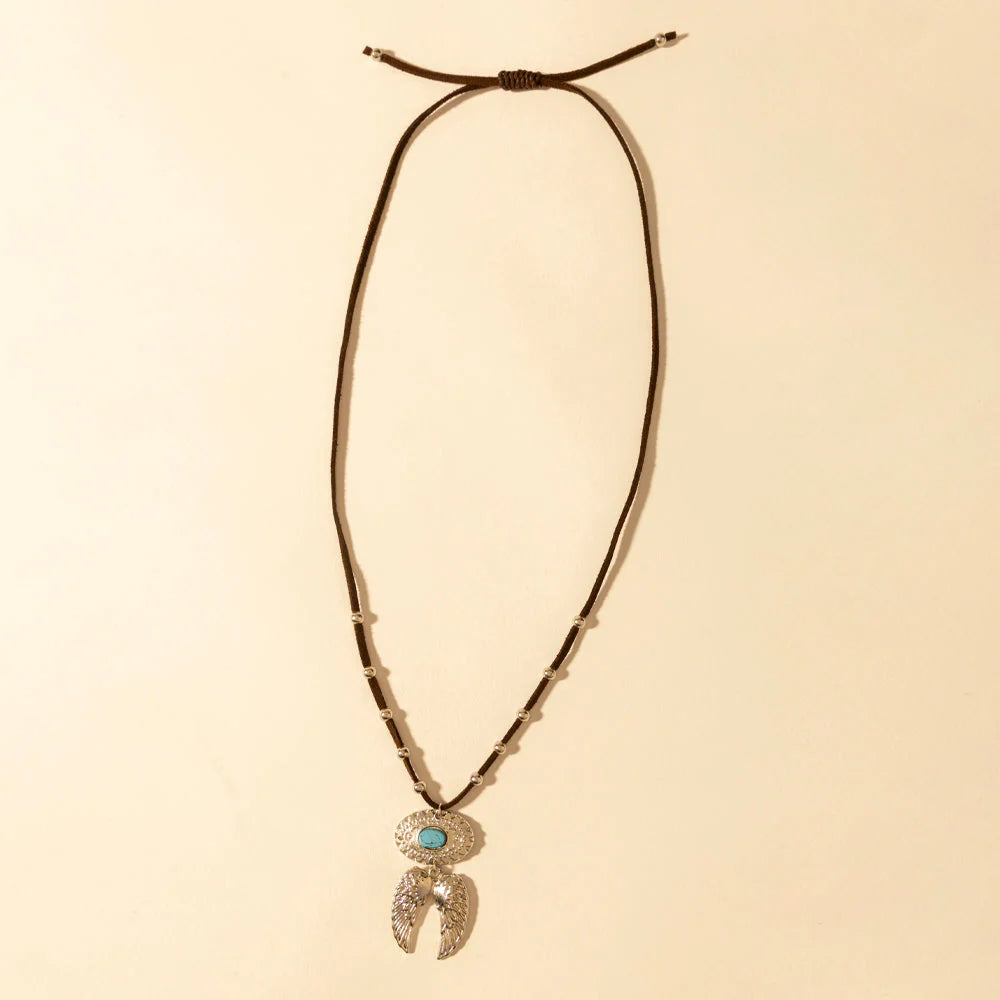 Myra Windspur Feather Necklace